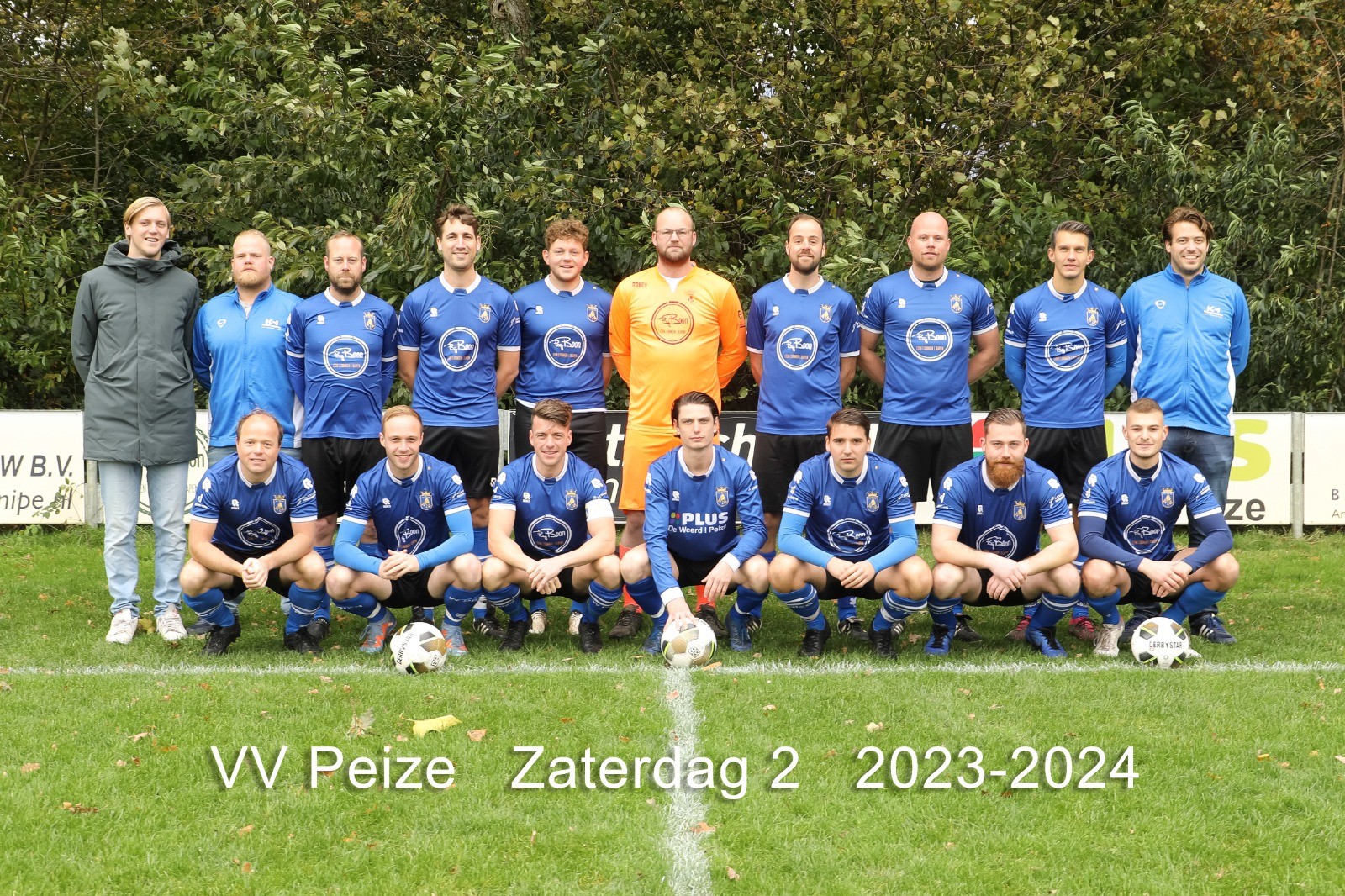 Teamfoto VV Peize Zaterdag selectie